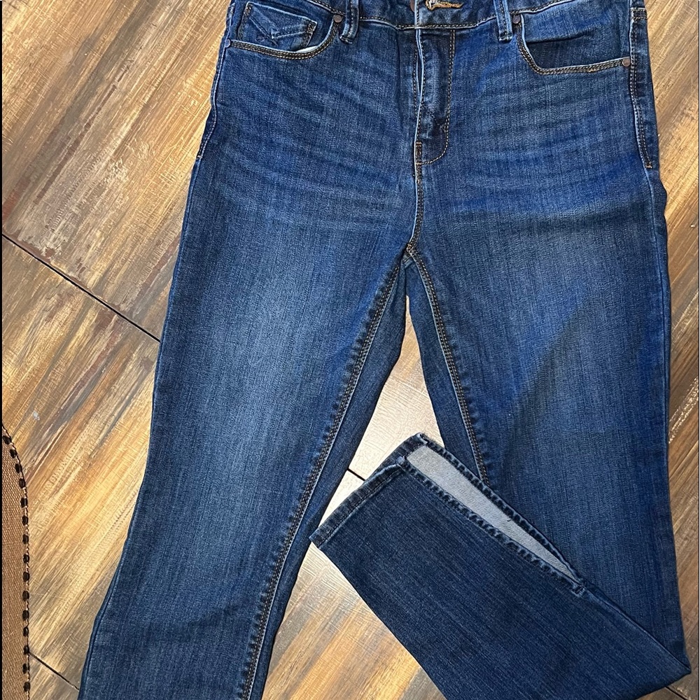 Unpublished skinny jeans  with slit at the ankles size 28